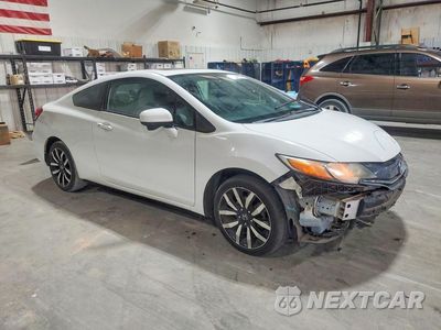 Czwarte zdjęcie samochodu z boku: 2014 HONDA CIVIC EXL VIN:2HGFG3B00EH504802 - miniatura