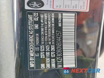 Zdjęcie 12 z 12 samochodu: 2022 MERCEDES-BENZ E 350 VIN:W1KZF8DB0NB044257 - miniatura