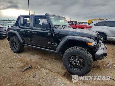 Czwarte zdjęcie samochodu z boku: 2025 JEEP WRANGLER SPORT 4XE VIN:1C4RJXN67SW580728 - miniatura