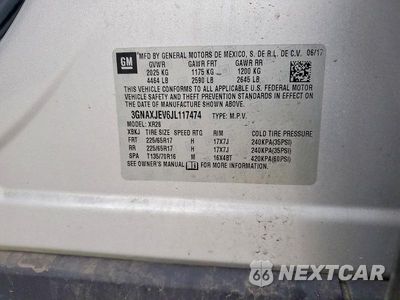 Zdjęcie 13 z 13 samochodu: 2018 CHEVROLET EQUINOX LT VIN:3GNAXJEV6JL117474 - miniatura