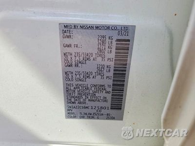 Zdjęcie 13 z 13 samochodu: 2021 NISSAN MURANO SL VIN:5N1AZ2CS6MC125801 - miniatura