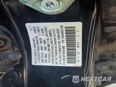 Zdjęcie 13 z 13 samochodu: 2017 HONDA CIVIC EX VIN:2HGFC2F72HH516483 - miniatura