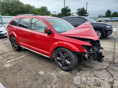 Czwarte zdjęcie samochodu z boku: 2018 DODGE JOURNEY CROSSROAD VIN:3C4PDDGG9JT499284 - miniatura