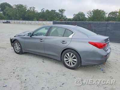 Drugie zdjęcie samochodu z przodu: 2015 INFINITI Q50 PREMIUM VIN:JN1BV7AR2FM410870 - miniatura