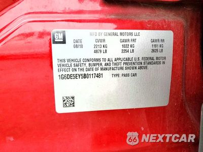 Zdjęcie 12 z 12 samochodu: 2011 CADILLAC CTS LUXURY COLLECTION VIN:1G6DE5EY5B0117481 - miniatura