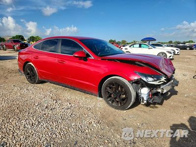 Czwarte zdjęcie samochodu z boku: 2020 HYUNDAI SONATA SEL VIN:5NPEL4JA3LH055352 - miniatura