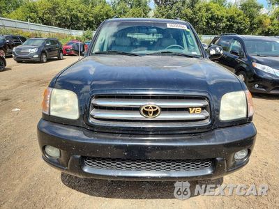 Piąte zdjęcie samochodu w środku: 2004 TOYOTA SEQUOIA LIMITED VIN:5TDBT48A94S214542 - miniatura