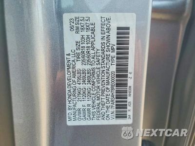 Zdjęcie 13 z 13 samochodu: 2024 HONDA CR-V EXL VIN:7FARS4H78RE000020 - miniatura