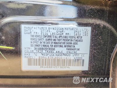 Zdjęcie 13 z 13 samochodu: 2025 NISSAN SENTRA S VIN:3N1AB8BV2SY383246 - miniatura