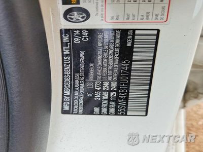 Zdjęcie 12 z 12 samochodu: 2015 MERCEDES-BENZ C 300 4MATIC VIN:55SWF4KB1FU017445 - miniatura