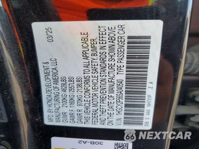 Zdjęcie 12 z 12 samochodu: 2025 HONDA ACCORD HYBRID SPORT VIN:1HGCY2F56SA040540 - miniatura
