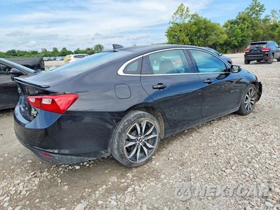 Trzecie zdjęcie samochodu z tyłu: 2018 CHEVROLET MALIBU LT VIN:1G1ZD5ST1JF114306 - miniatura