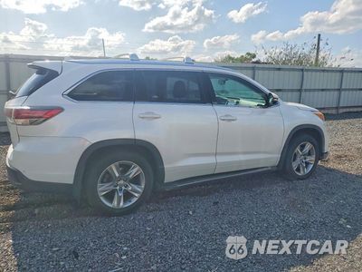 Trzecie zdjęcie samochodu z tyłu: 2015 TOYOTA HIGHLANDER LIMITED VIN:5TDDKRFH3FS192002 - miniatura