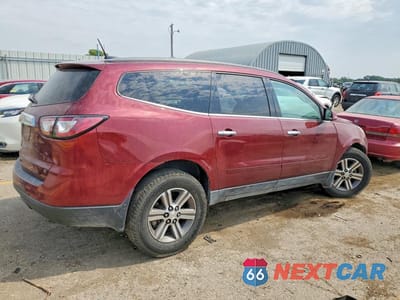 Trzecie zdjęcie samochodu z tyłu: 2017 CHEVROLET TRAVERSE LT VIN:1GNKVGKD6HJ312176 - miniatura