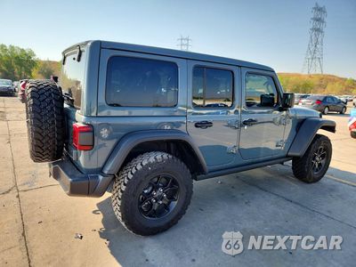 Trzecie zdjęcie samochodu z tyłu: 2025 JEEP WRANGLER SPORT 4XE VIN:1C4RJXN60SW641045 - miniatura