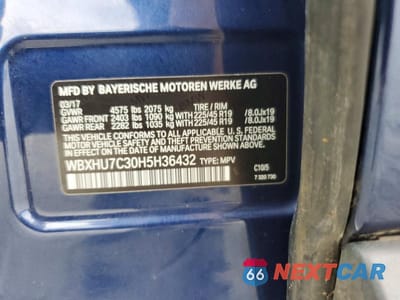 Zdjęcie 13 z 13 samochodu: 2017 BMW X1 SDRIVE28I VIN:WBXHU7C30H5H36432 - miniatura
