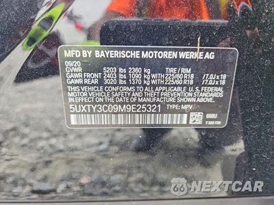 Zdjęcie 14 z 14 samochodu: 2021 BMW X3 SDRIVE30I VIN:5UXTY3C09M9E25321 - miniatura