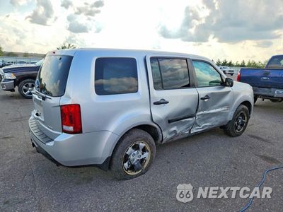 Trzecie zdjęcie samochodu z tyłu: 2014 HONDA PILOT LX VIN:5FNYF4H22EB013985 - miniatura