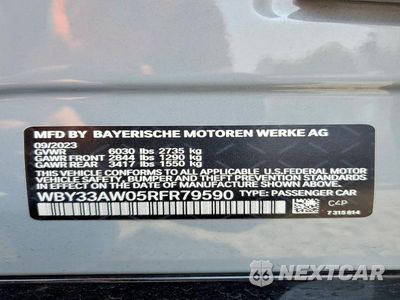 Zdjęcie 14 z 14 samochodu: 2024 BMW I4 M50 VIN:WBY33AW05RFR79590 - miniatura