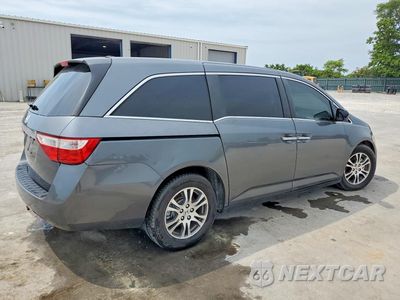 Trzecie zdjęcie samochodu z tyłu: 2013 HONDA ODYSSEY EXL VIN:5FNRL5H69DB012126 - miniatura