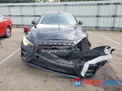 Piąte zdjęcie samochodu w środku: 2018 INFINITI Q50 3.0T LUXE VIN:JN1EV7AR9JM611106 - miniatura