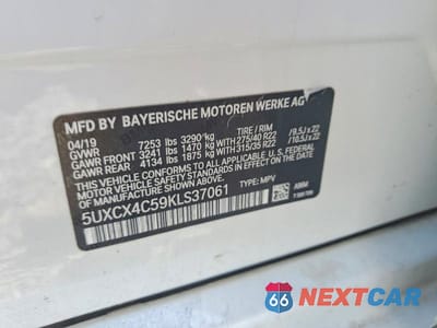Zdjęcie 13 z 13 samochodu: 2019 BMW X7 XDRIVE50I VIN:5UXCX4C59KLS37061 - miniatura