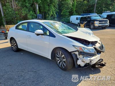 Czwarte zdjęcie samochodu z boku: 2015 HONDA CIVIC EXL VIN:19XFB2F92FE203333 - miniatura
