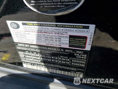 Zdjęcie 13 z 13 samochodu: 2008 MERCEDES-BENZ GL 450 4MATIC VIN:4JGBF71E68A408899 - miniatura