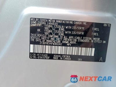 Zdjęcie 13 z 13 samochodu: 2015 TOYOTA RAV4 LIMITED VIN:2T3DFREV4FW383342 - miniatura