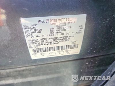 Zdjęcie 13 z 13 samochodu: 2023 FORD EXPLORER TIMBERLINE VIN:1FMSK8JH4PGA28063 - miniatura