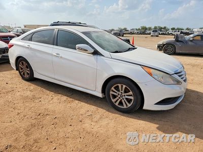 Czwarte zdjęcie samochodu z boku: 2014 HYUNDAI SONATA GLS VIN:5NPEB4AC5EH931443 - miniatura