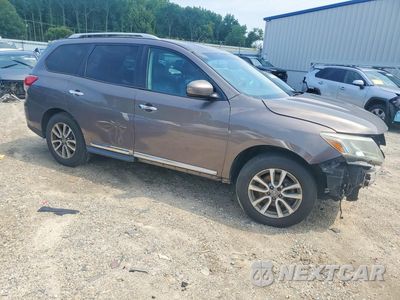 Czwarte zdjęcie samochodu z boku: 2013 NISSAN PATHFINDER S VIN:5N1AR2MM8DC608562 - miniatura