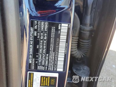 Zdjęcie 12 z 12 samochodu: 2019 MERCEDES-BENZ GLC 300 4MATIC VIN:WDC0G4KB6KV187939 - miniatura
