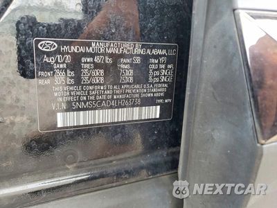 Zdjęcie 13 z 13 samochodu: 2020 HYUNDAI SANTA FE LIMITED VIN:5NMS5CAD4LH263738 - miniatura