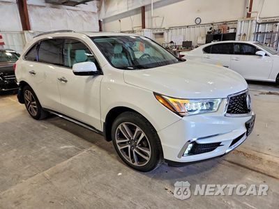 Czwarte zdjęcie samochodu z boku: 2017 ACURA MDX ADVANCE VIN:5FRYD4H80HB029566 - miniatura