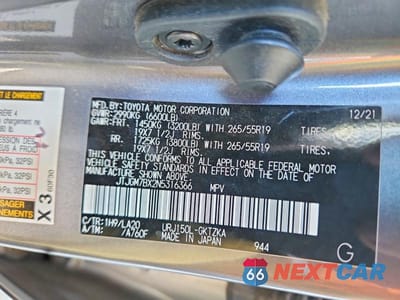 Zdjęcie 13 z 13 samochodu: 2022 LEXUS GX 460 LUXURY VIN:JTJGM7BX2N5316366 - miniatura