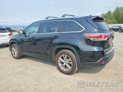 Drugie zdjęcie samochodu z przodu: 2015 TOYOTA HIGHLANDER XLE VIN:5TDJKRFH0FS122881 - miniatura
