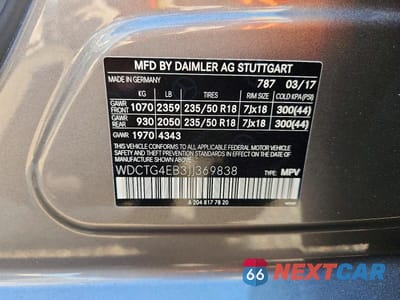Zdjęcie 14 z 14 samochodu: 2018 MERCEDES-BENZ GLA 250 VIN:WDCTG4EB3JJ369838 - miniatura
