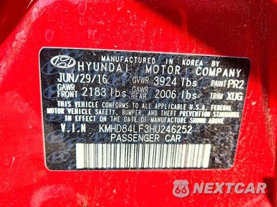 Zdjęcie 12 z 12 samochodu: 2017 HYUNDAI ELANTRA VALUE EDITION VIN:KMHD84LF3HU246252 - miniatura