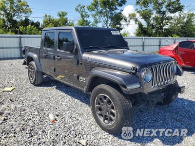 Czwarte zdjęcie samochodu z boku: 2021 JEEP GLADIATOR OVERLAND VIN:1C6HJTFG8ML520013 - miniatura