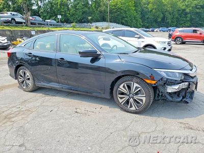 Czwarte zdjęcie samochodu z boku: 2018 HONDA CIVIC EX VIN:JHMFC1F39JX012793 - miniatura