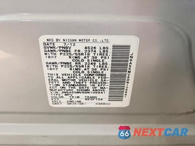 Zdjęcie 13 z 13 samochodu: 2013 NISSAN ROGUE S VIN:JN8AS5MV6DW108941 - miniatura