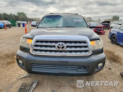 Piąte zdjęcie samochodu w środku: 2008 TOYOTA SEQUOIA PLATINUM VIN:5TDBY67A98S014863 - miniatura
