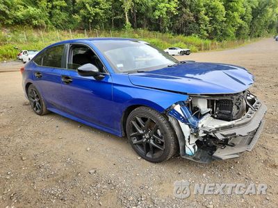 Czwarte zdjęcie samochodu z boku: 2022 HONDA CIVIC SPORT VIN:2HGFE2F51NH605143 - miniatura