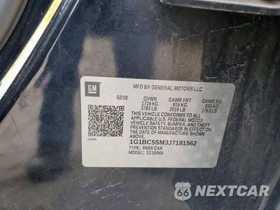 Zdjęcie 12 z 12 samochodu: 2018 CHEVROLET CRUZE LS VIN:1G1BC5SM3J7181562 - miniatura