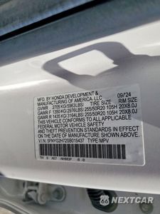Zdjęcie 13 z 13 samochodu: 2025 HONDA PILOT TOURING VIN:5FNYG2H72SB015437 - miniatura