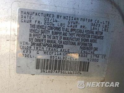Zdjęcie 12 z 12 samochodu: 2016 NISSAN SENTRA SV VIN:3N1AB7AP5GL665026 - miniatura
