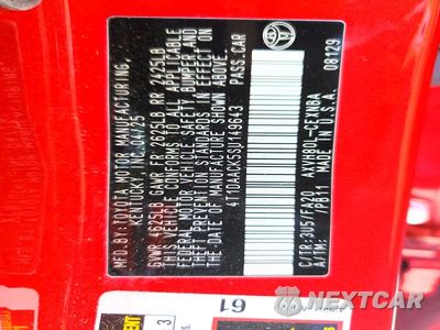 Zdjęcie 13 z 13 samochodu: 2025 TOYOTA CAMRY LE VIN:4T1DAACK5SU149643 - miniatura