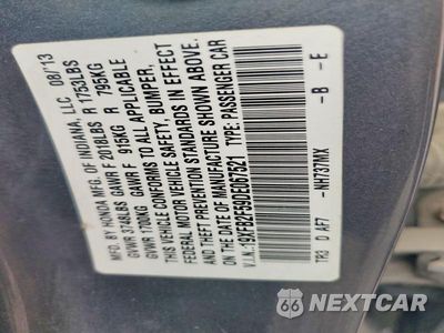Zdjęcie 12 z 12 samochodu: 2013 HONDA CIVIC LX VIN:19XFB2F59DE067521 - miniatura