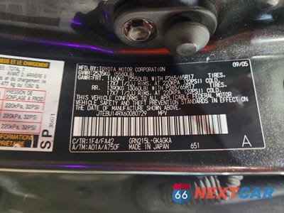 Zdjęcie 13 z 13 samochodu: 2006 TOYOTA 4RUNNER SR5 VIN:JTEBU14RX60080729 - miniatura